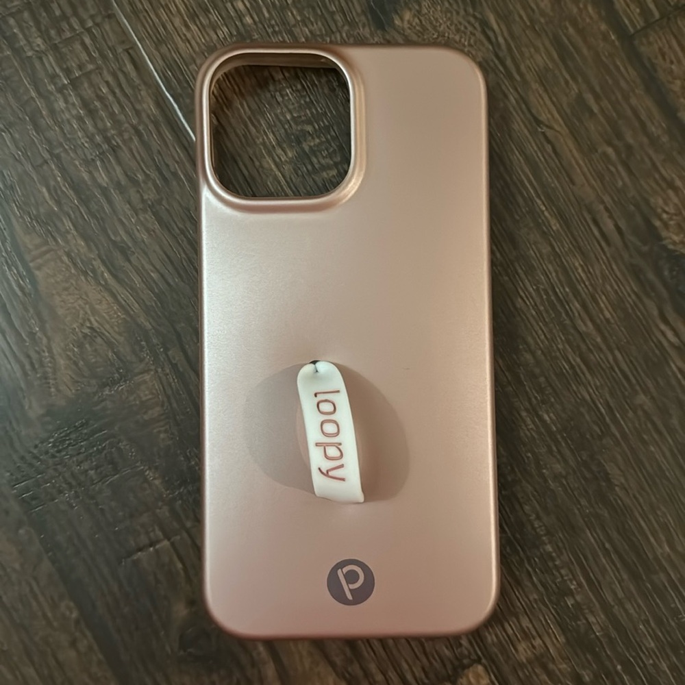 Loopy rose pink iPhone 13 Pro Max case